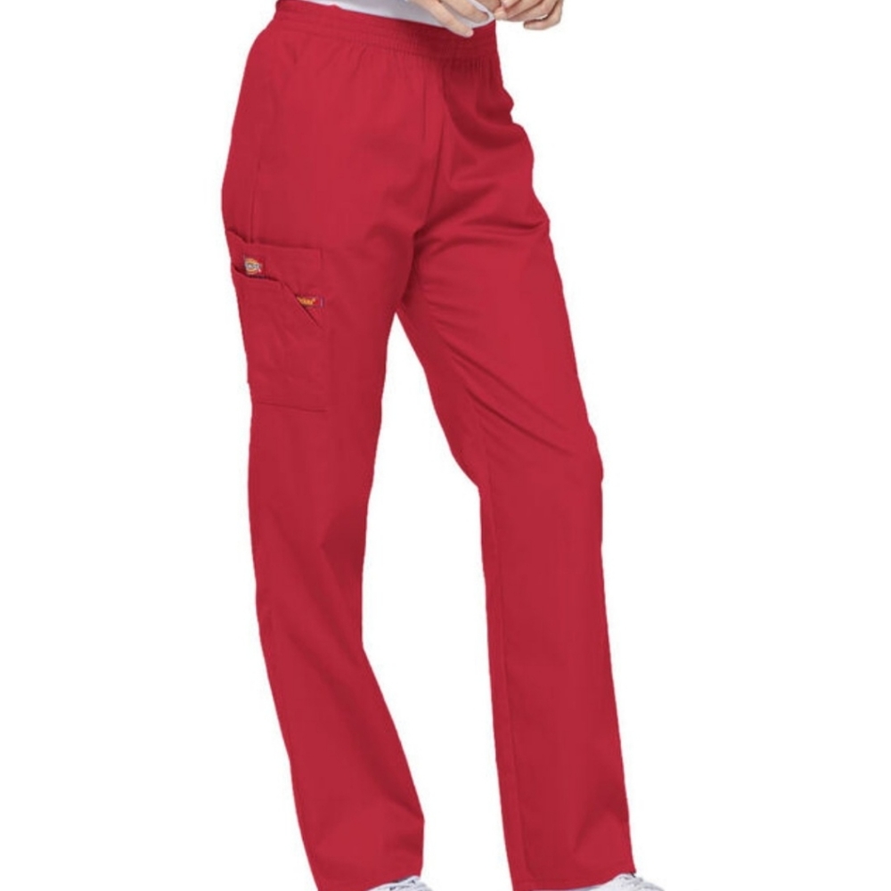 Red Dickies Scrub Pants